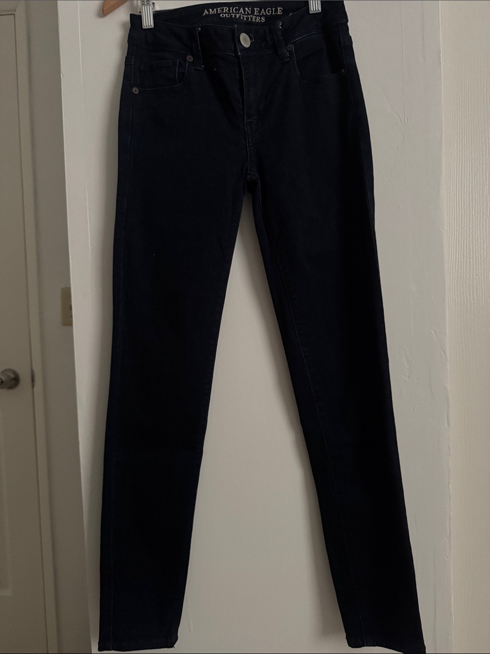 American Eagle Outfitters Women’s Dark Blue Skinny Jeans - Sleek Stretch Fit